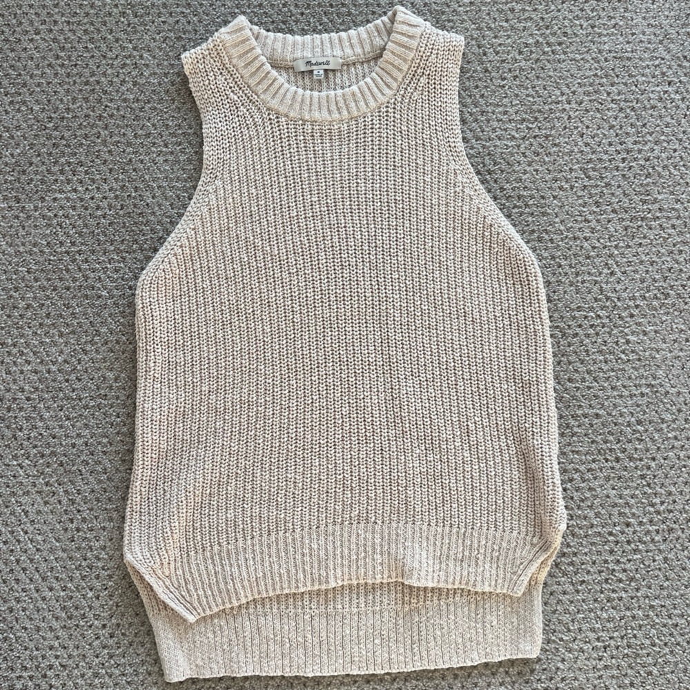 Beige Knit Womens Sweater